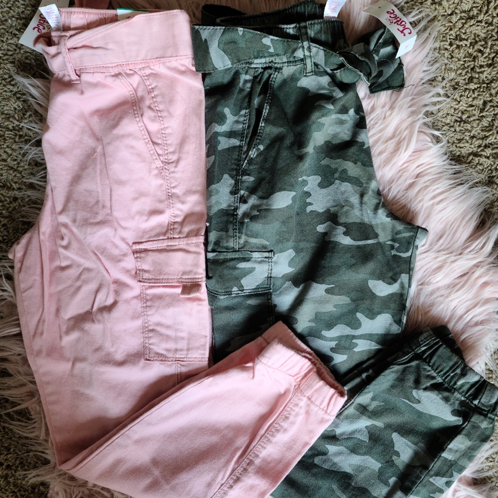 Justice Cargo pants sz 10